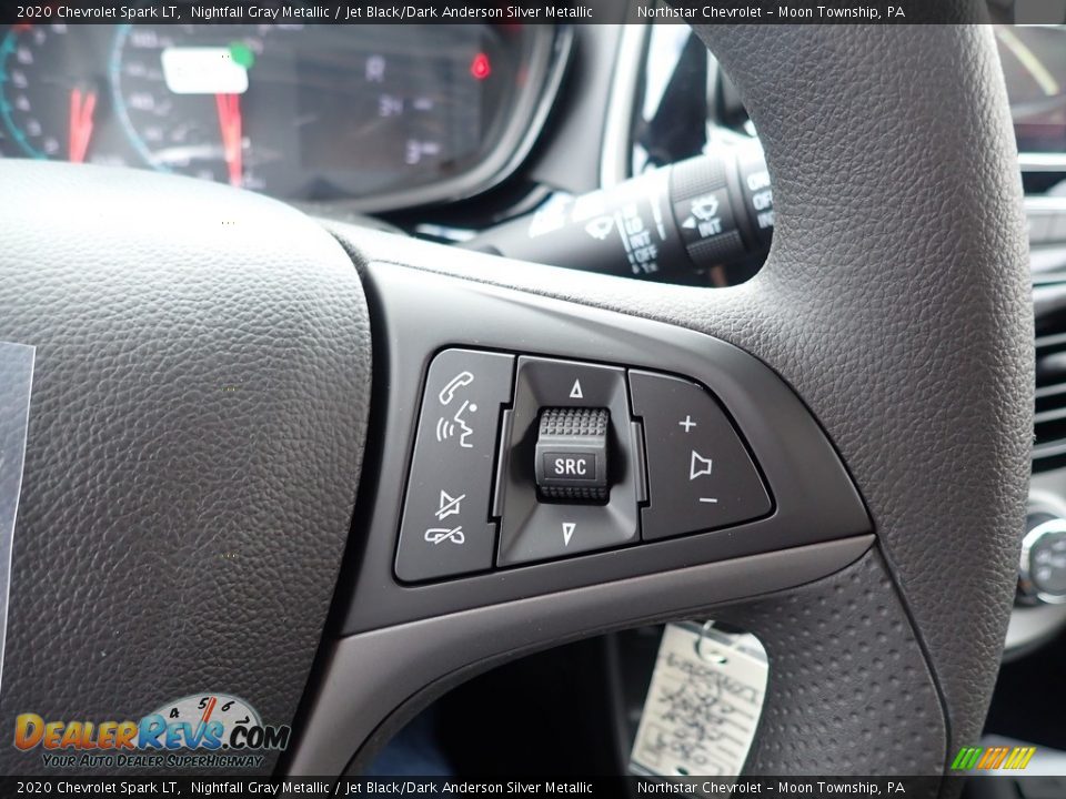 2020 Chevrolet Spark LT Nightfall Gray Metallic / Jet Black/Dark Anderson Silver Metallic Photo #19