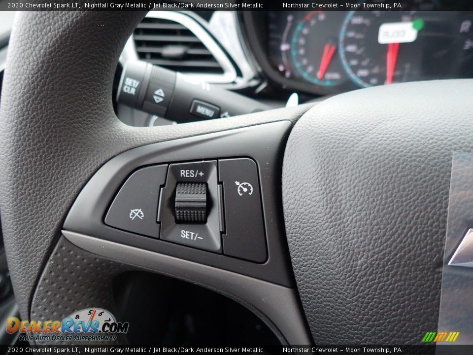 2020 Chevrolet Spark LT Nightfall Gray Metallic / Jet Black/Dark Anderson Silver Metallic Photo #20
