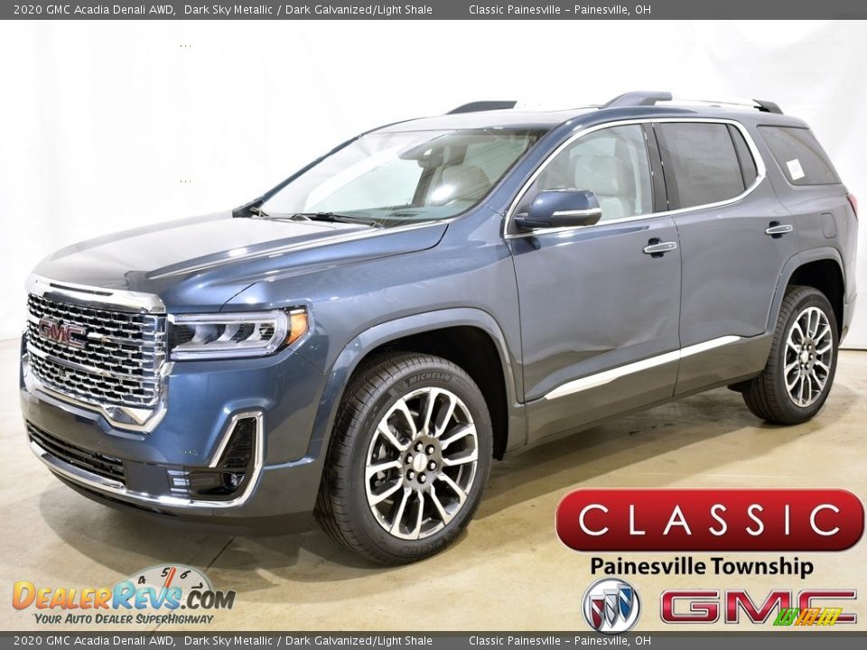 2020 GMC Acadia Denali AWD Dark Sky Metallic / Dark Galvanized/Light Shale Photo #1