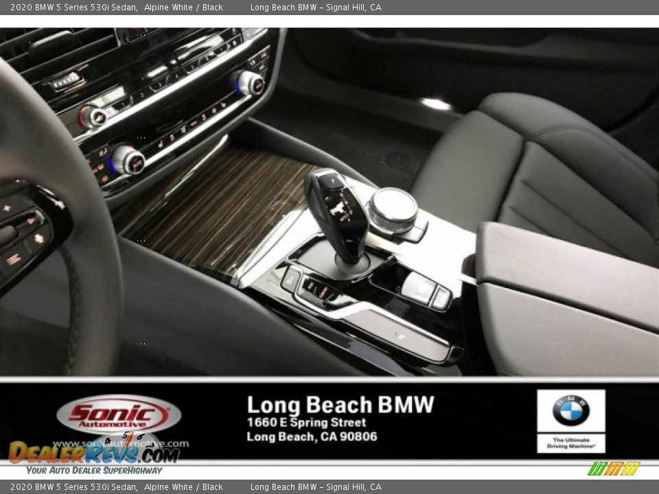 2020 BMW 5 Series 530i Sedan Alpine White / Black Photo #6
