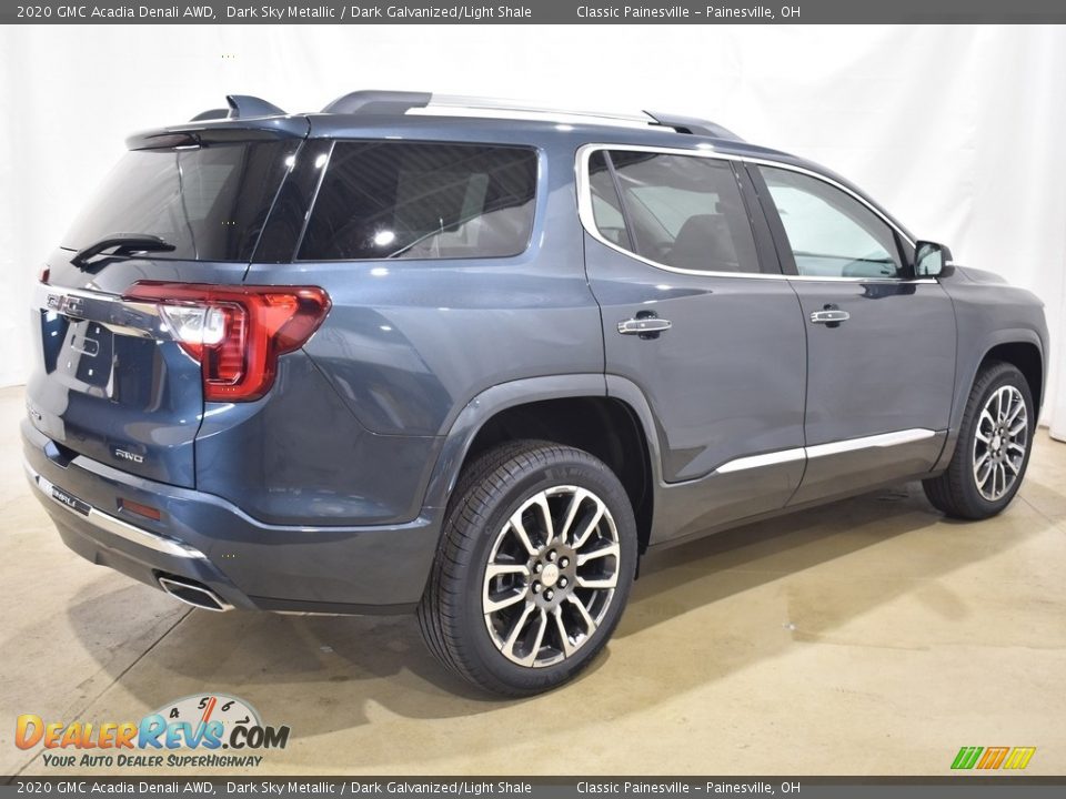 2020 GMC Acadia Denali AWD Dark Sky Metallic / Dark Galvanized/Light Shale Photo #11