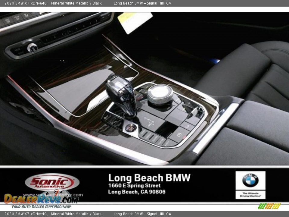2020 BMW X7 xDrive40i Mineral White Metallic / Black Photo #6