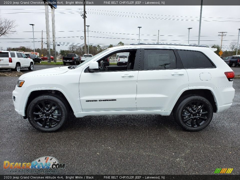 2020 Jeep Grand Cherokee Altitude 4x4 Bright White / Black Photo #4