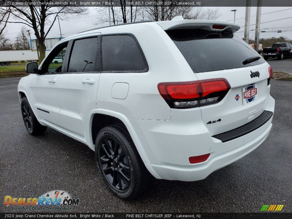 2020 Jeep Grand Cherokee Altitude 4x4 Bright White / Black Photo #6