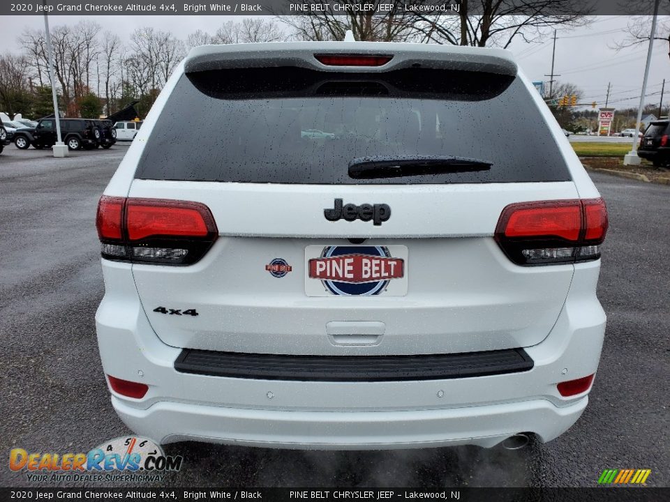 2020 Jeep Grand Cherokee Altitude 4x4 Bright White / Black Photo #7