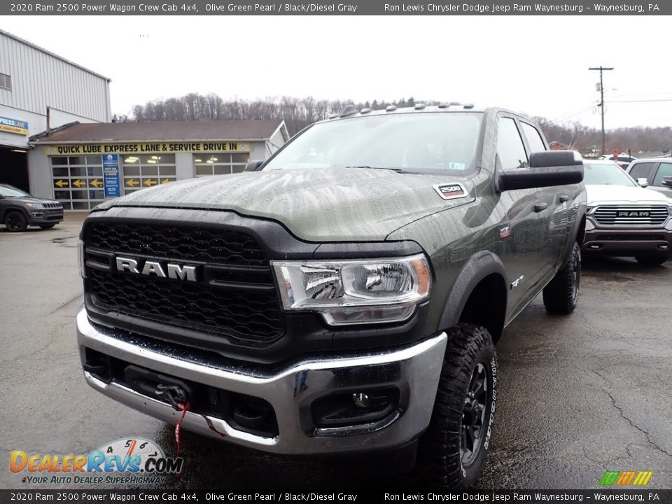 2020 Ram 2500 Power Wagon Crew Cab 4x4 Olive Green Pearl / Black/Diesel Gray Photo #1