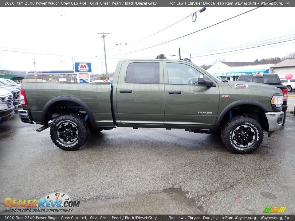 2020 Ram 2500 Power Wagon Crew Cab 4x4 Olive Green Pearl / Black/Diesel Gray Photo #7