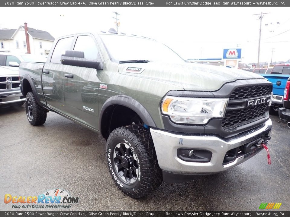 2020 Ram 2500 Power Wagon Crew Cab 4x4 Olive Green Pearl / Black/Diesel Gray Photo #8