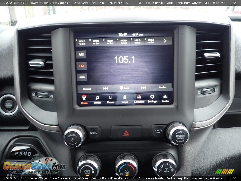 2020 Ram 2500 Power Wagon Crew Cab 4x4 Olive Green Pearl / Black/Diesel Gray Photo #17