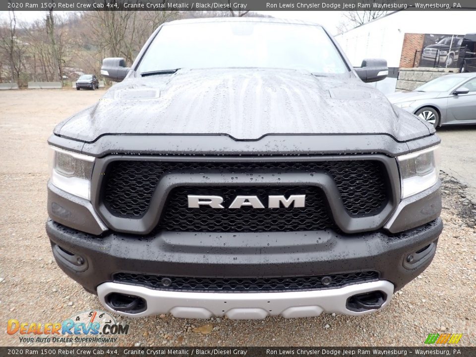 2020 Ram 1500 Rebel Crew Cab 4x4 Granite Crystal Metallic / Black/Diesel Gray Photo #7
