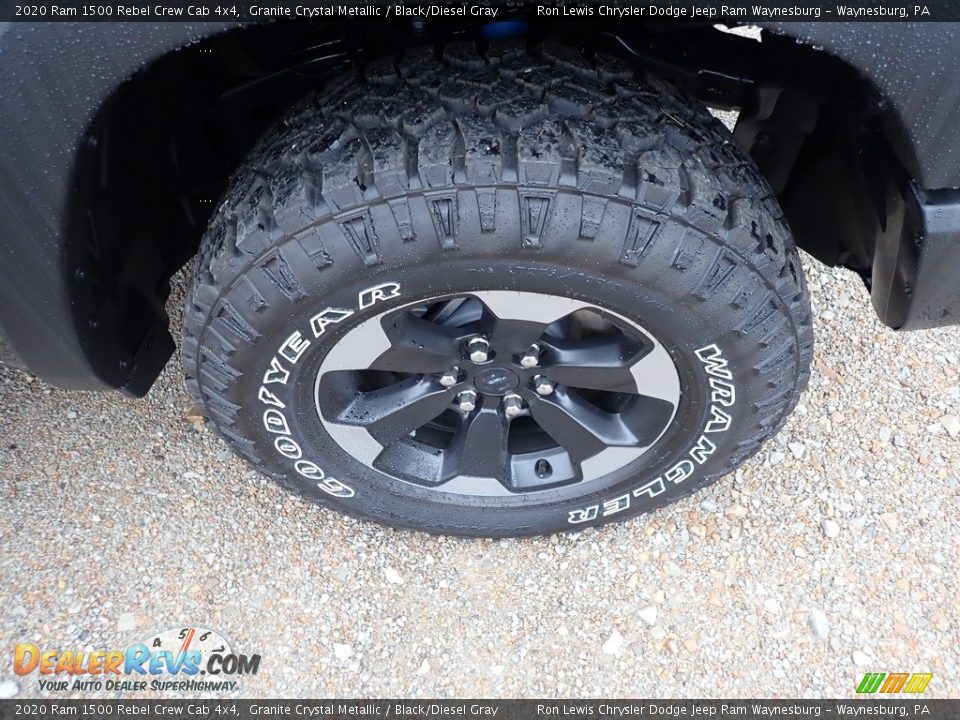 2020 Ram 1500 Rebel Crew Cab 4x4 Granite Crystal Metallic / Black/Diesel Gray Photo #8