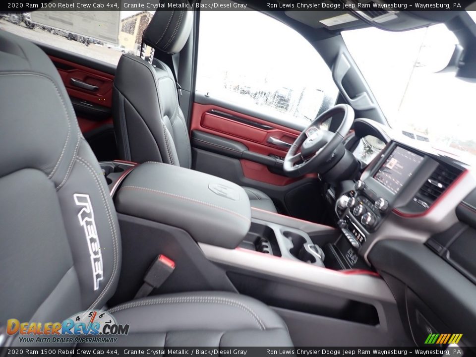 2020 Ram 1500 Rebel Crew Cab 4x4 Granite Crystal Metallic / Black/Diesel Gray Photo #9