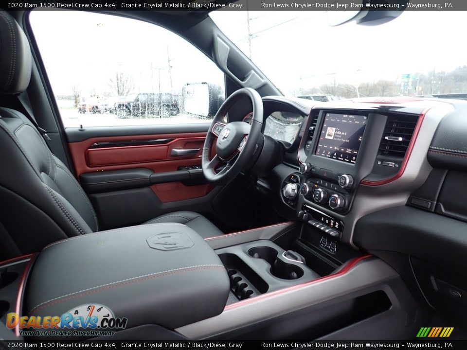 2020 Ram 1500 Rebel Crew Cab 4x4 Granite Crystal Metallic / Black/Diesel Gray Photo #10