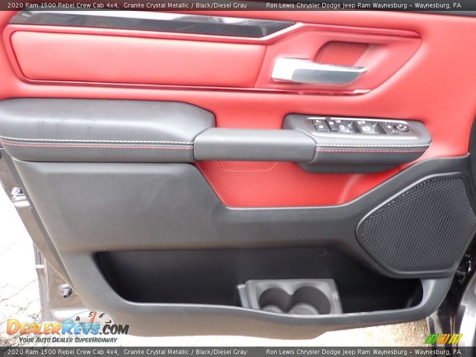 2020 Ram 1500 Rebel Crew Cab 4x4 Granite Crystal Metallic / Black/Diesel Gray Photo #14