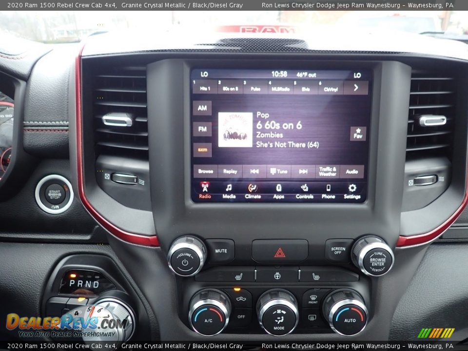 2020 Ram 1500 Rebel Crew Cab 4x4 Granite Crystal Metallic / Black/Diesel Gray Photo #16