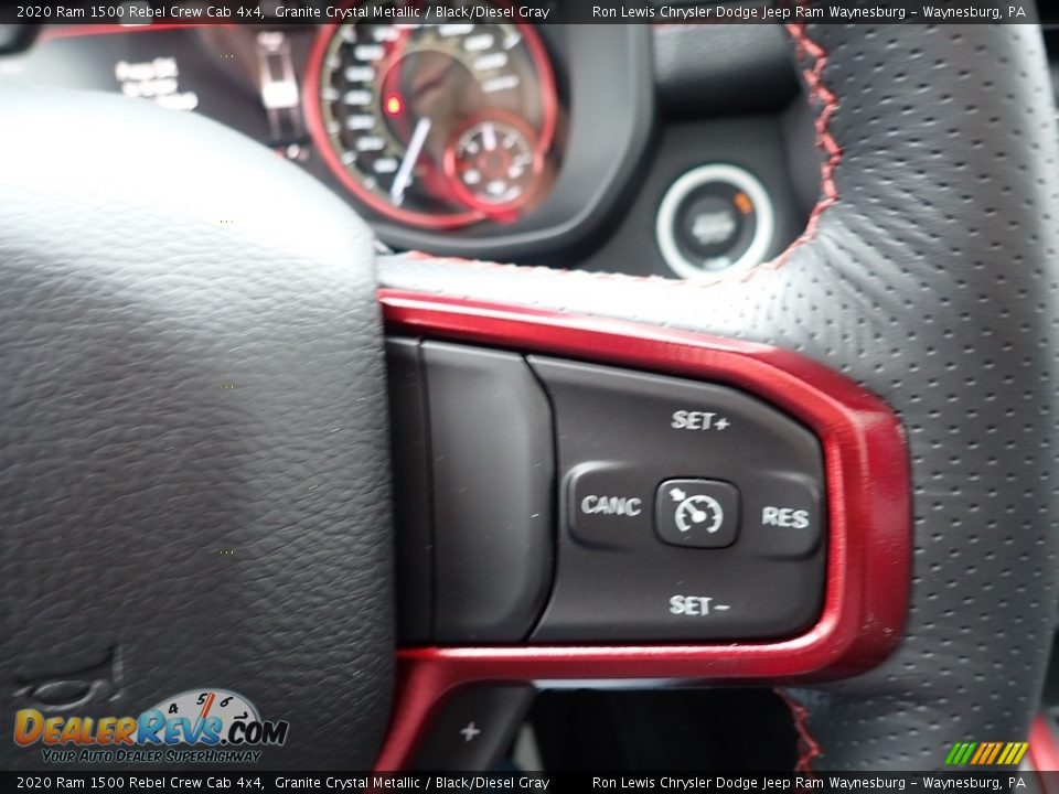 2020 Ram 1500 Rebel Crew Cab 4x4 Granite Crystal Metallic / Black/Diesel Gray Photo #18