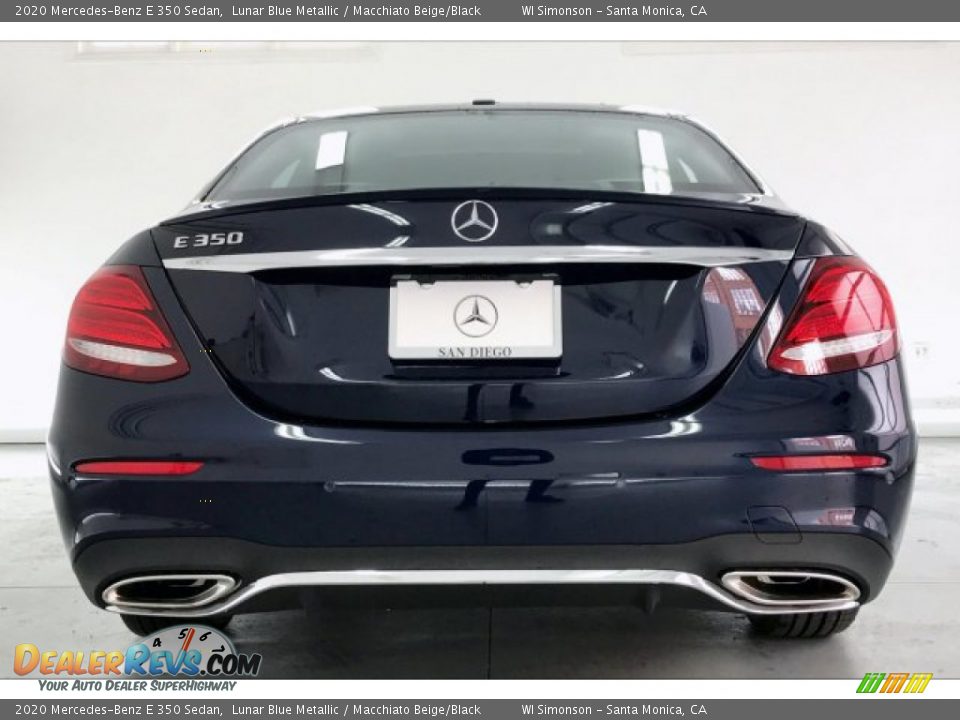 2020 Mercedes-Benz E 350 Sedan Lunar Blue Metallic / Macchiato Beige/Black Photo #3