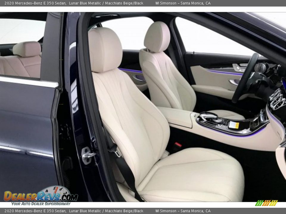 2020 Mercedes-Benz E 350 Sedan Lunar Blue Metallic / Macchiato Beige/Black Photo #5