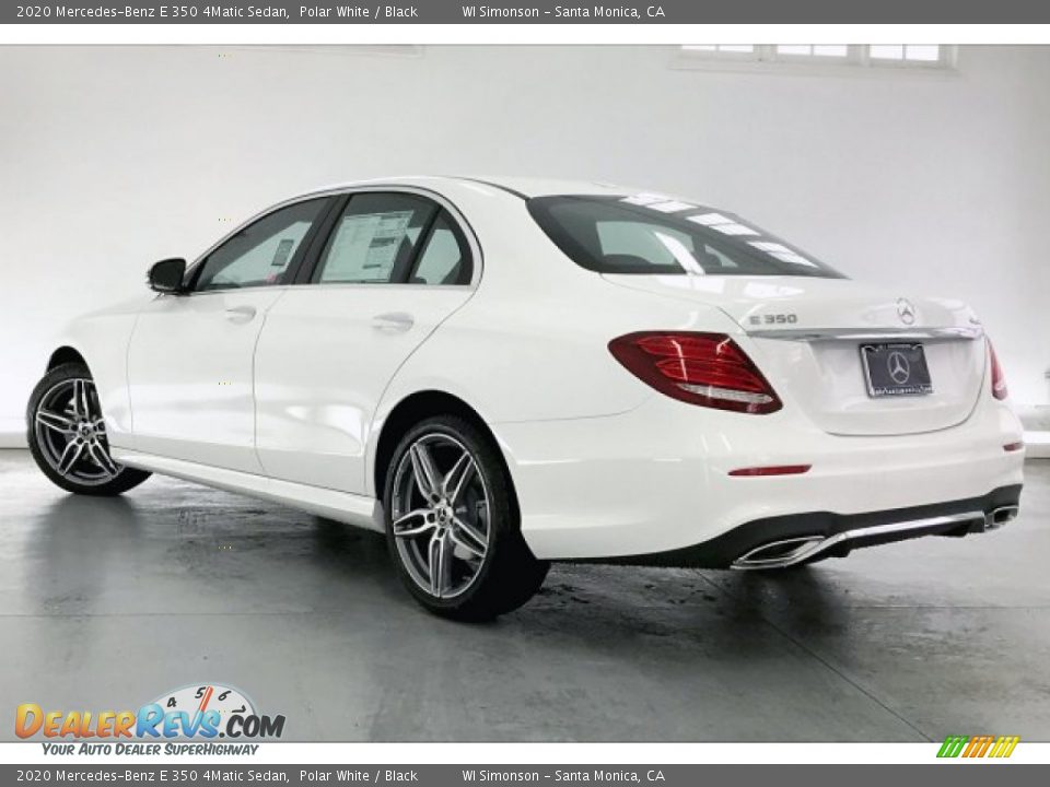 2020 Mercedes-Benz E 350 4Matic Sedan Polar White / Black Photo #2