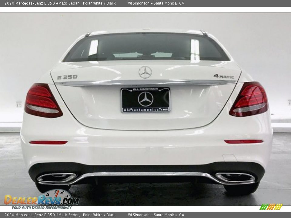 2020 Mercedes-Benz E 350 4Matic Sedan Polar White / Black Photo #3