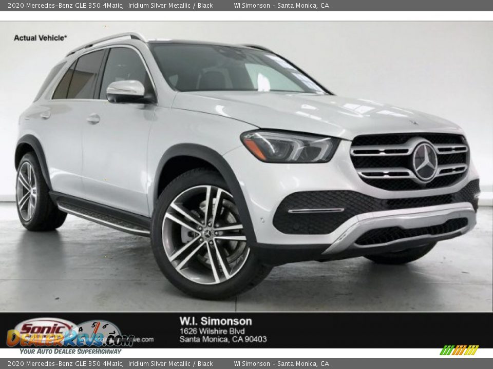 2020 Mercedes-Benz GLE 350 4Matic Iridium Silver Metallic / Black Photo #1