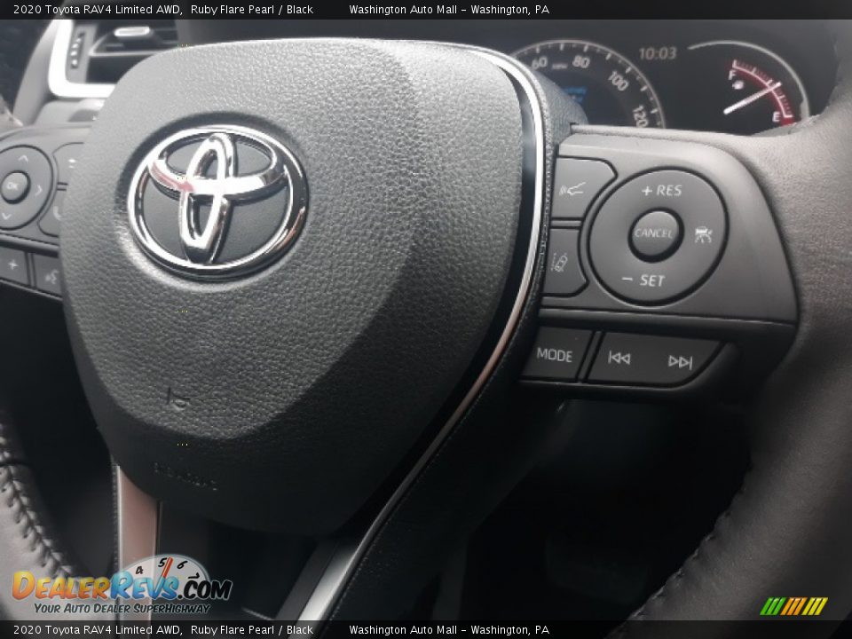 2020 Toyota RAV4 Limited AWD Ruby Flare Pearl / Black Photo #6