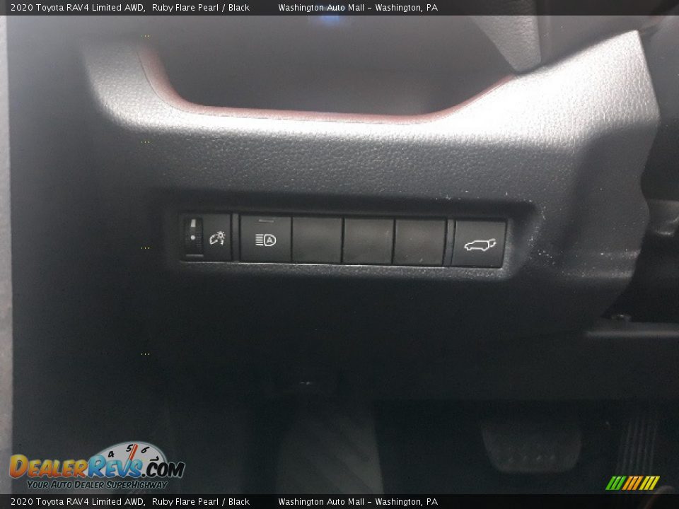 2020 Toyota RAV4 Limited AWD Ruby Flare Pearl / Black Photo #10