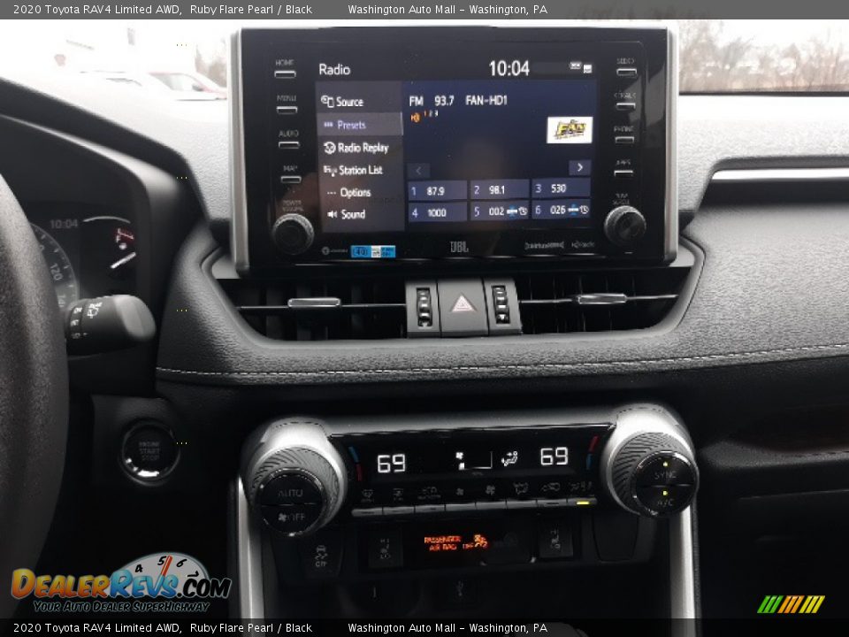 2020 Toyota RAV4 Limited AWD Ruby Flare Pearl / Black Photo #12