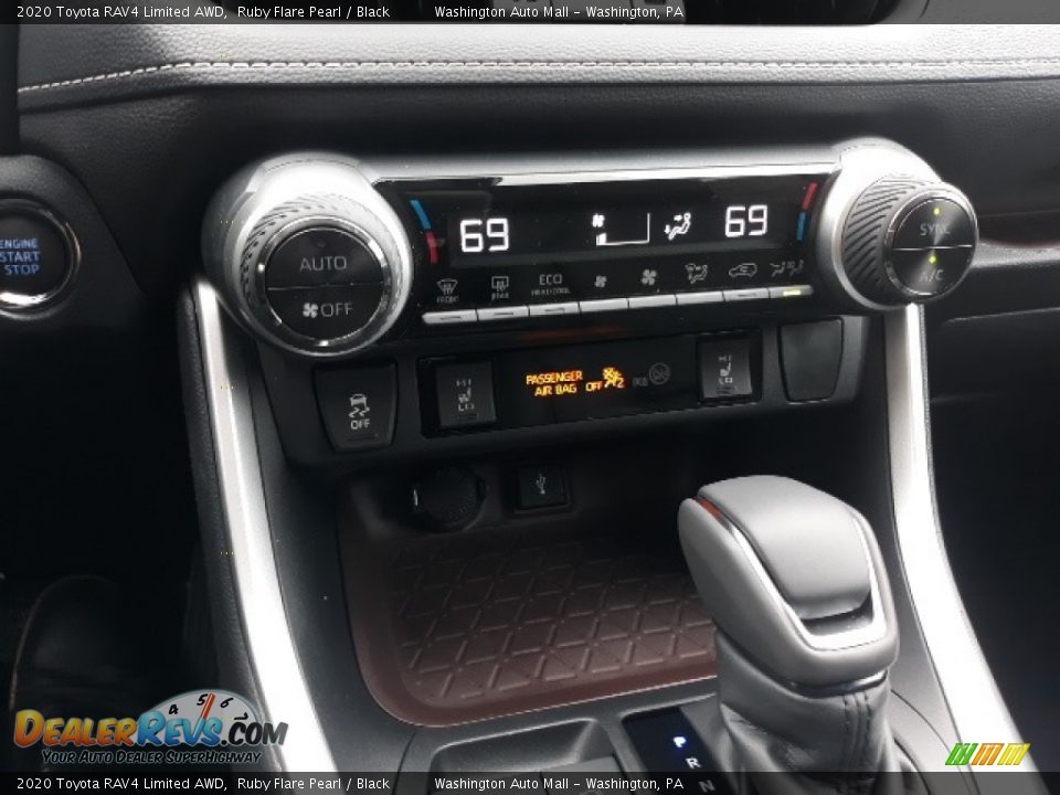 2020 Toyota RAV4 Limited AWD Ruby Flare Pearl / Black Photo #14