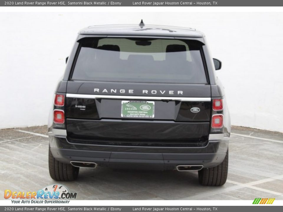 2020 Land Rover Range Rover HSE Santorini Black Metallic / Ebony Photo #7