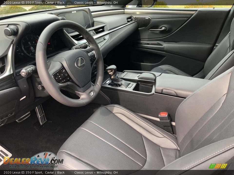 2020 Lexus ES 350 F Sport Caviar / Black Photo #2