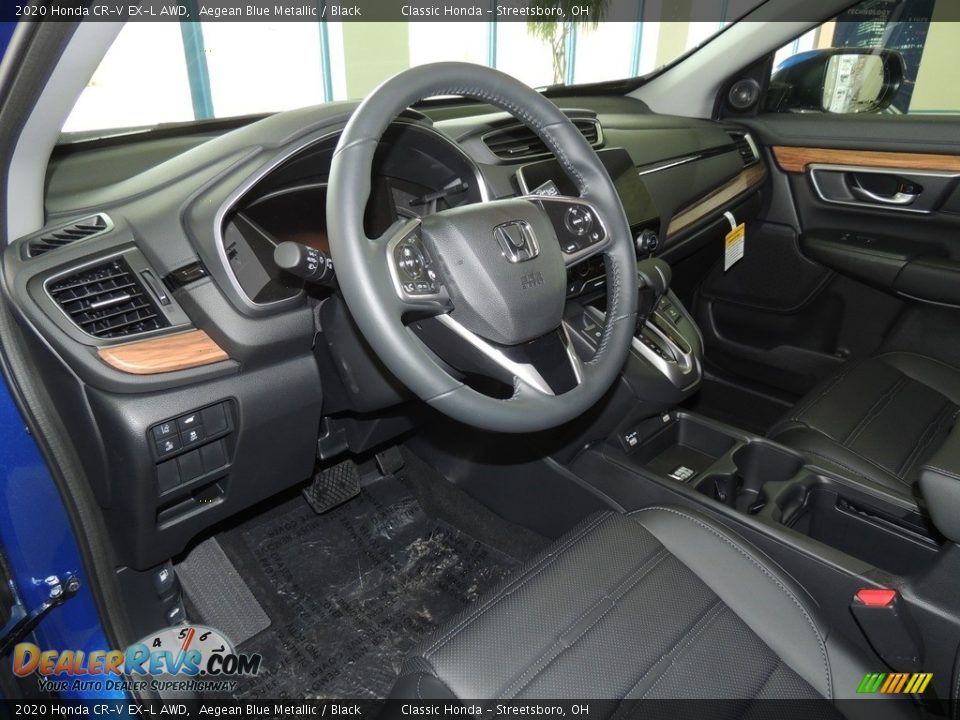 2020 Honda CR-V EX-L AWD Aegean Blue Metallic / Black Photo #11