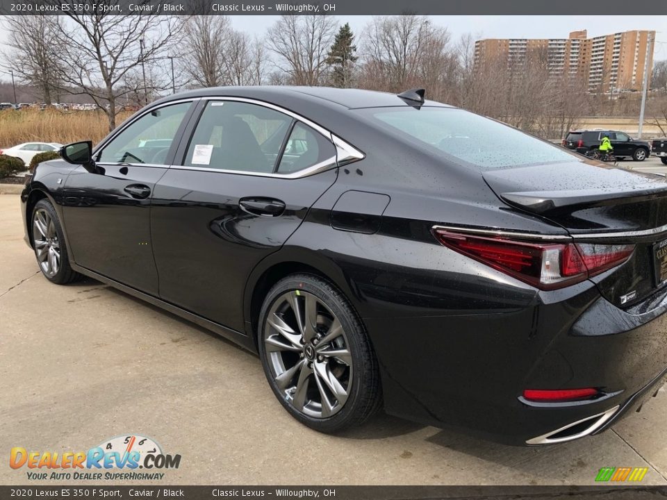 2020 Lexus ES 350 F Sport Caviar / Black Photo #4