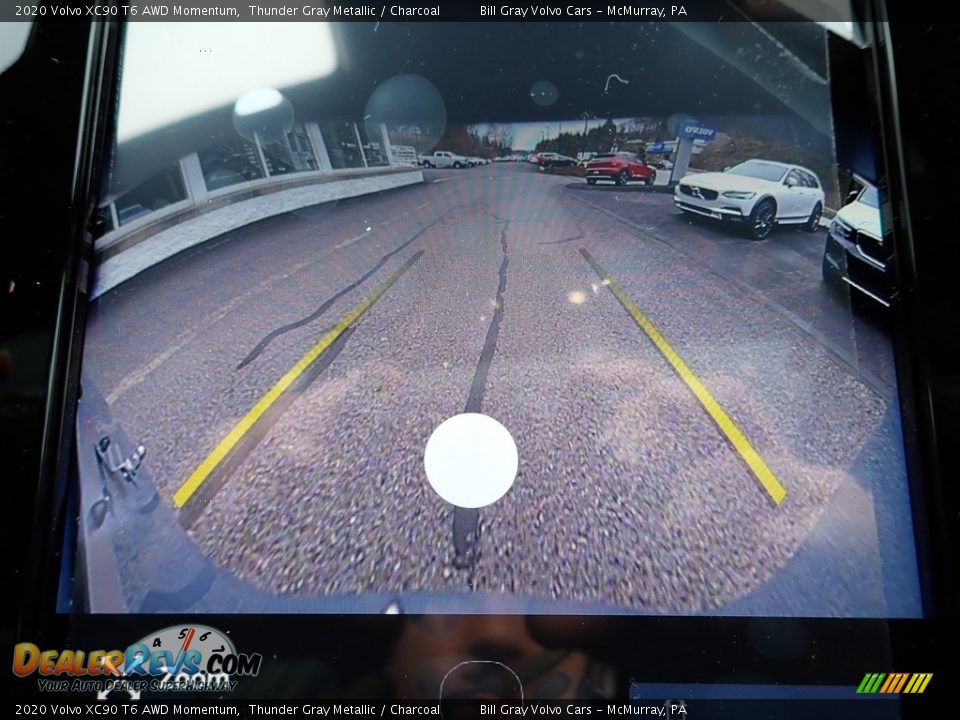 2020 Volvo XC90 T6 AWD Momentum Thunder Gray Metallic / Charcoal Photo #14