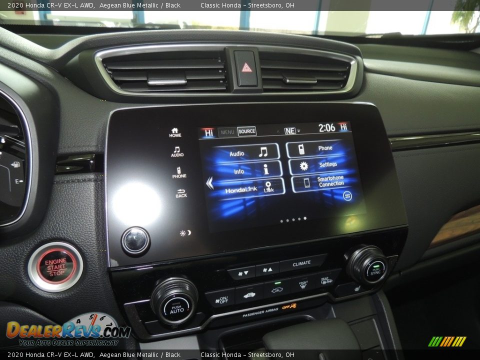 2020 Honda CR-V EX-L AWD Aegean Blue Metallic / Black Photo #15