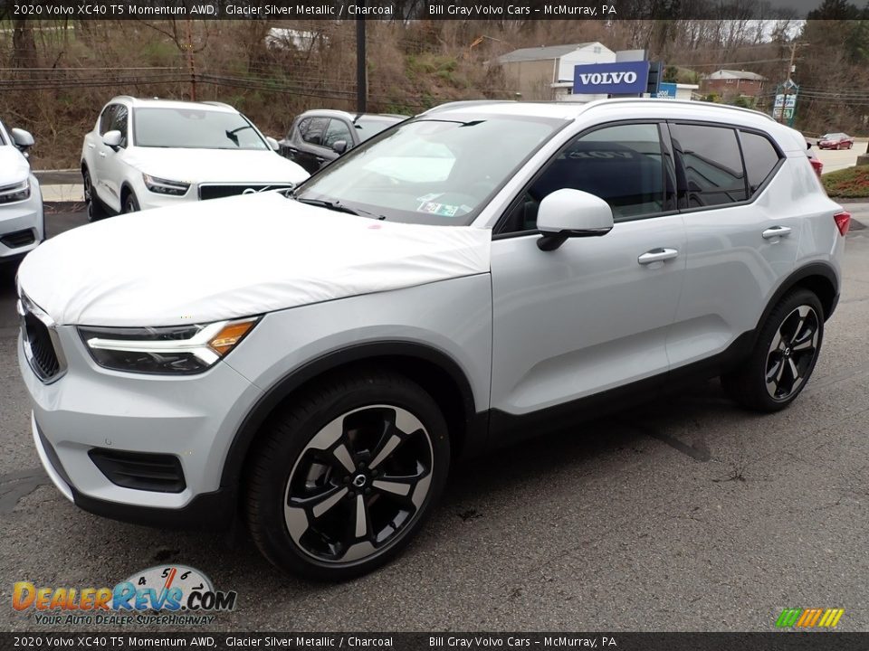 Glacier Silver Metallic 2020 Volvo XC40 T5 Momentum AWD Photo #5
