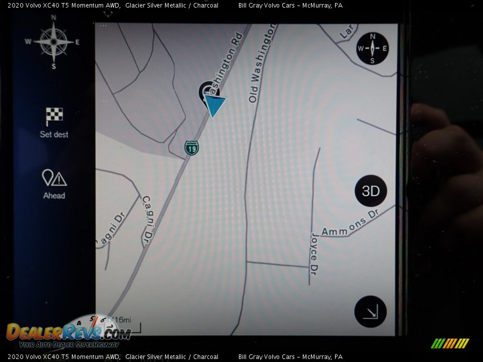 2020 Volvo XC40 T5 Momentum AWD Glacier Silver Metallic / Charcoal Photo #13