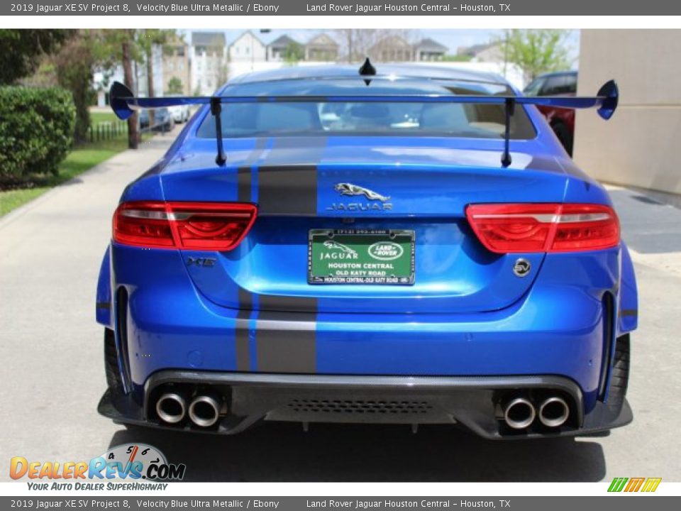 2019 Jaguar XE SV Project 8 Velocity Blue Ultra Metallic / Ebony Photo #7