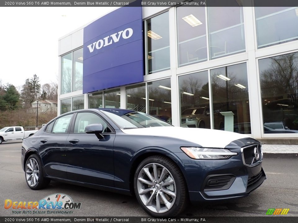 Front 3/4 View of 2020 Volvo S60 T6 AWD Momentum Photo #1