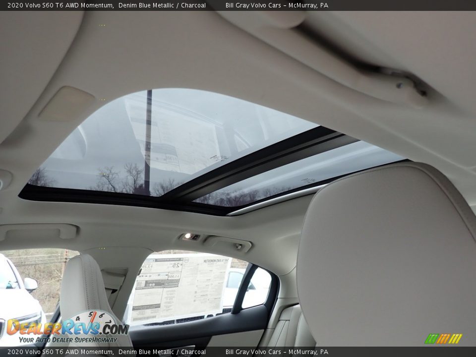 2020 Volvo S60 T6 AWD Momentum Denim Blue Metallic / Charcoal Photo #12
