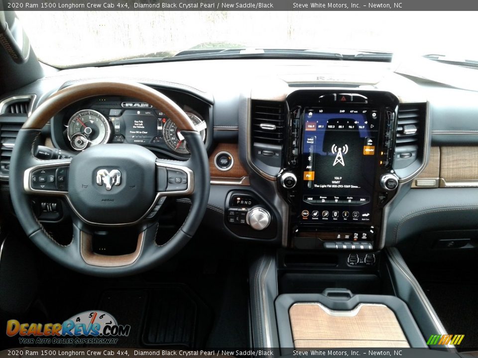 Dashboard of 2020 Ram 1500 Longhorn Crew Cab 4x4 Photo #16