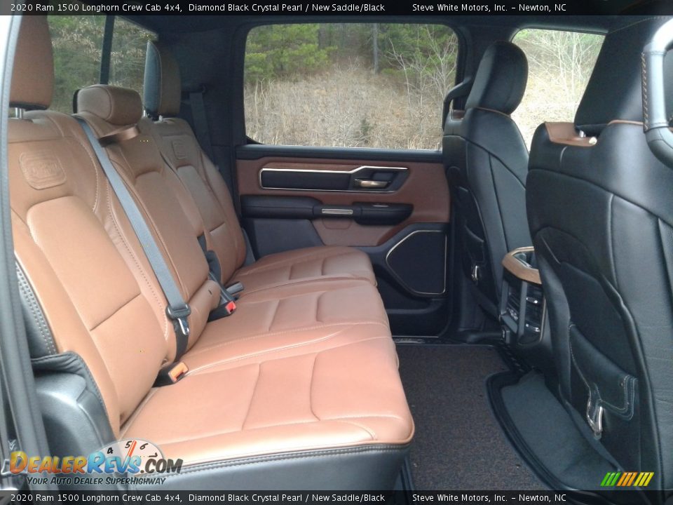 Rear Seat of 2020 Ram 1500 Longhorn Crew Cab 4x4 Photo #23