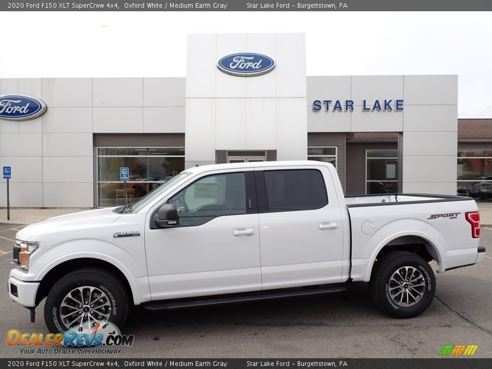 2020 Ford F150 XLT SuperCrew 4x4 Oxford White / Medium Earth Gray Photo #1