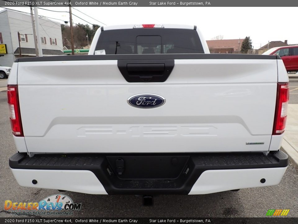 2020 Ford F150 XLT SuperCrew 4x4 Oxford White / Medium Earth Gray Photo #4