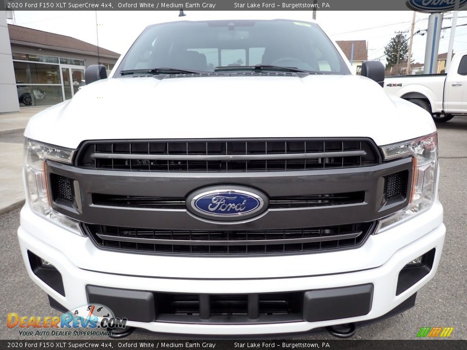 2020 Ford F150 XLT SuperCrew 4x4 Oxford White / Medium Earth Gray Photo #8