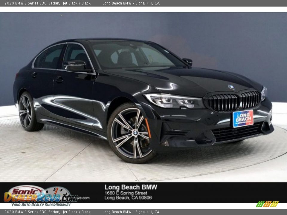 2020 BMW 3 Series 330i Sedan Jet Black / Black Photo #1