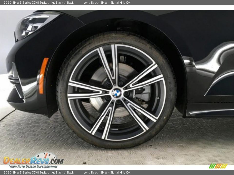 2020 BMW 3 Series 330i Sedan Jet Black / Black Photo #8