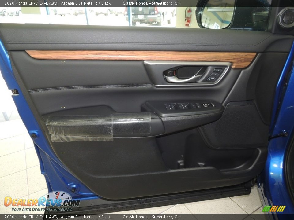 2020 Honda CR-V EX-L AWD Aegean Blue Metallic / Black Photo #9
