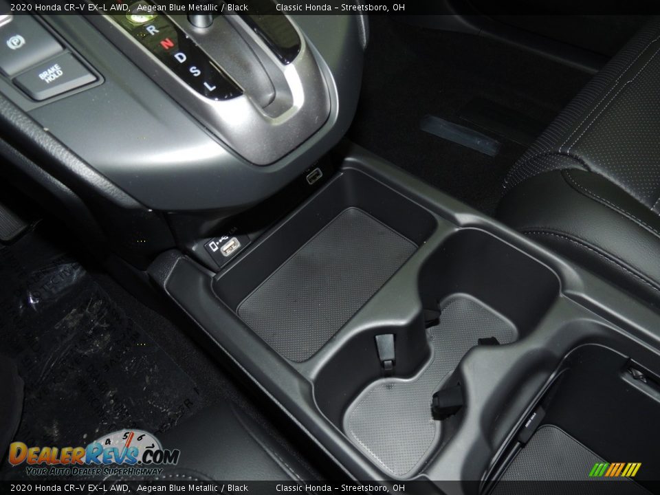 2020 Honda CR-V EX-L AWD Aegean Blue Metallic / Black Photo #18