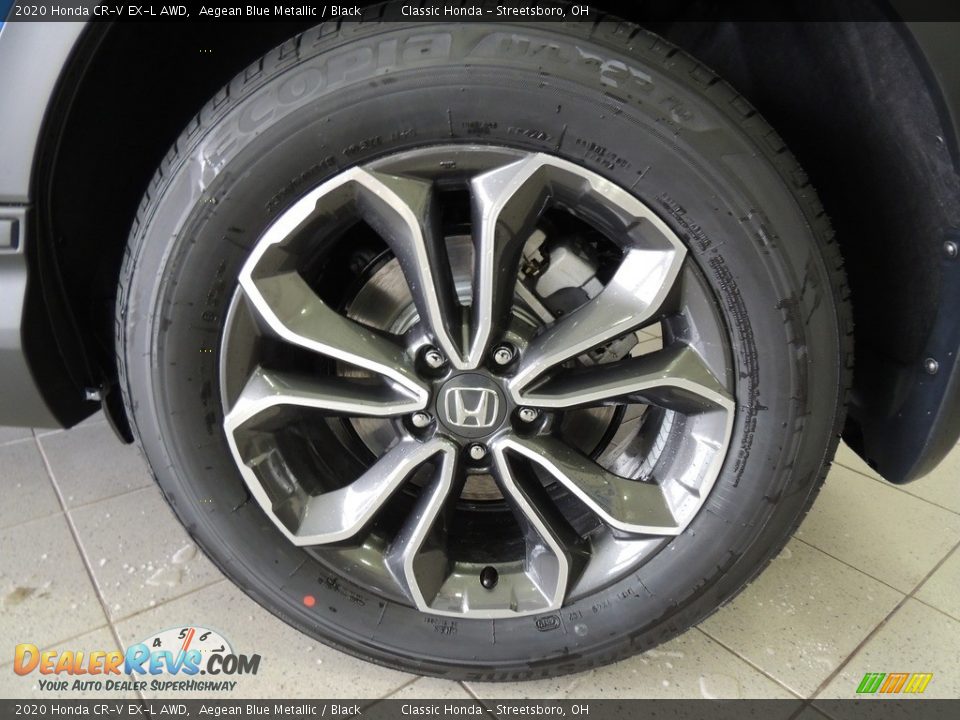 2020 Honda CR-V EX-L AWD Aegean Blue Metallic / Black Photo #21